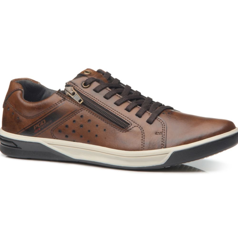 Sapatenis Pegada 171105 Masculino Marrom 3