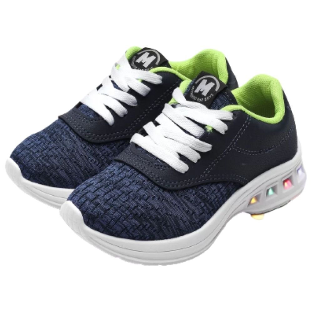 Tênis Led Infantil Molekinho 2844.102 Masculino Azul 4