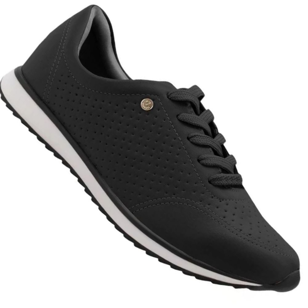 Tênis VIA UNO 166020 Feminino Preto 1