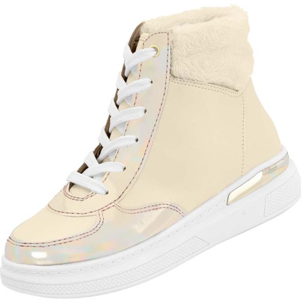 Tenis Infantil Molekinha 2553.103 Feminino Bege 2