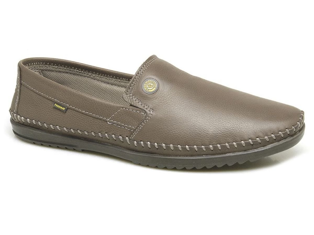 Sapatilha Freeway Logan 3 Couro Masculina Marrom 3