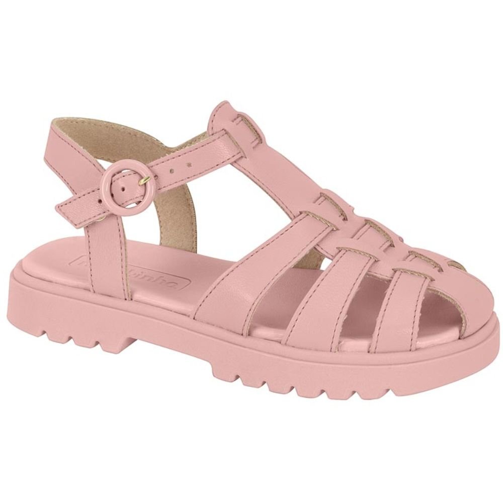 Sandalia Infantil Molekinha 2344.103 Feminina Rosa 3