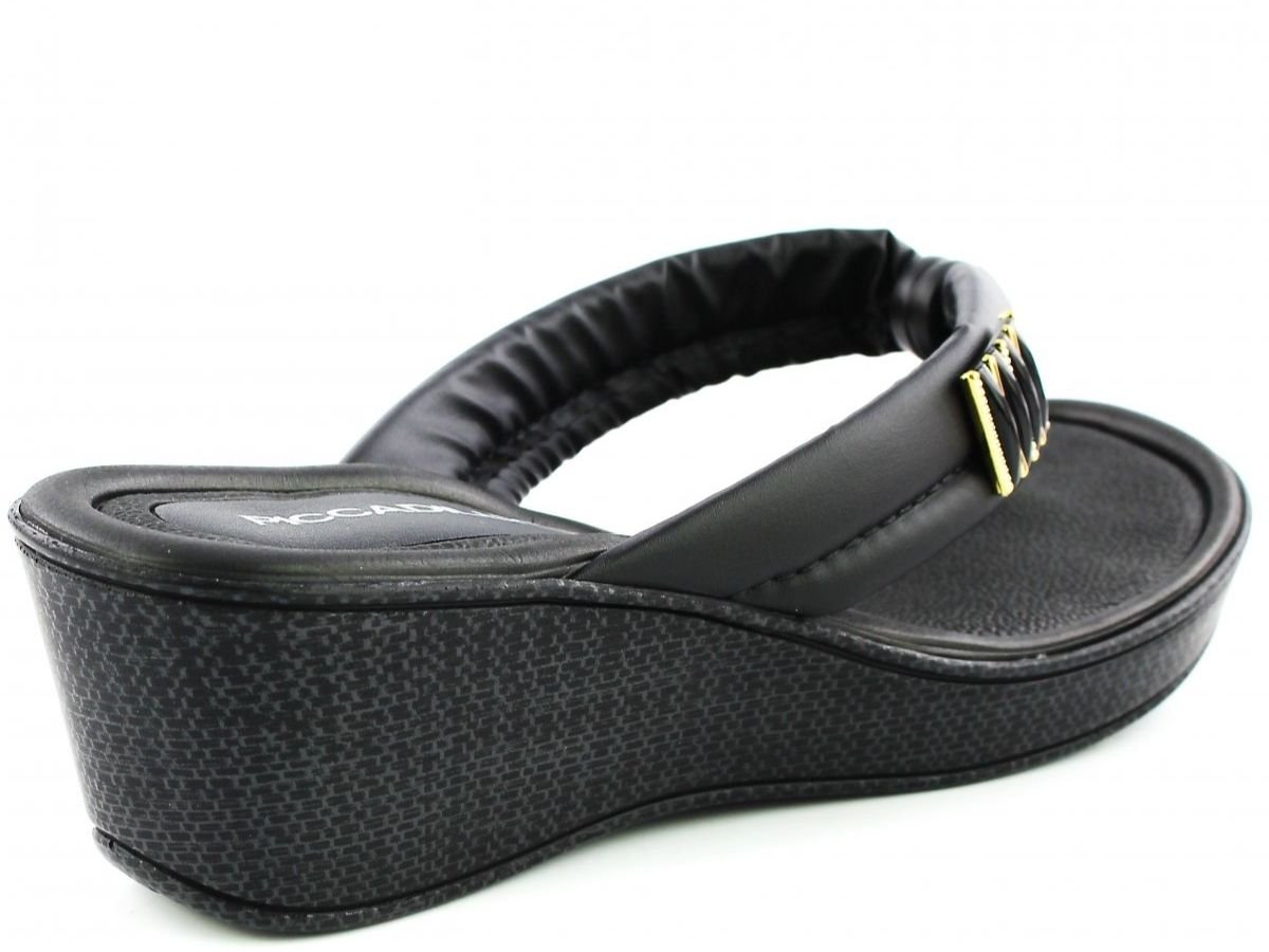 Tamanco Feminino Piccadilly Confortável Napa 540211 Preto 2