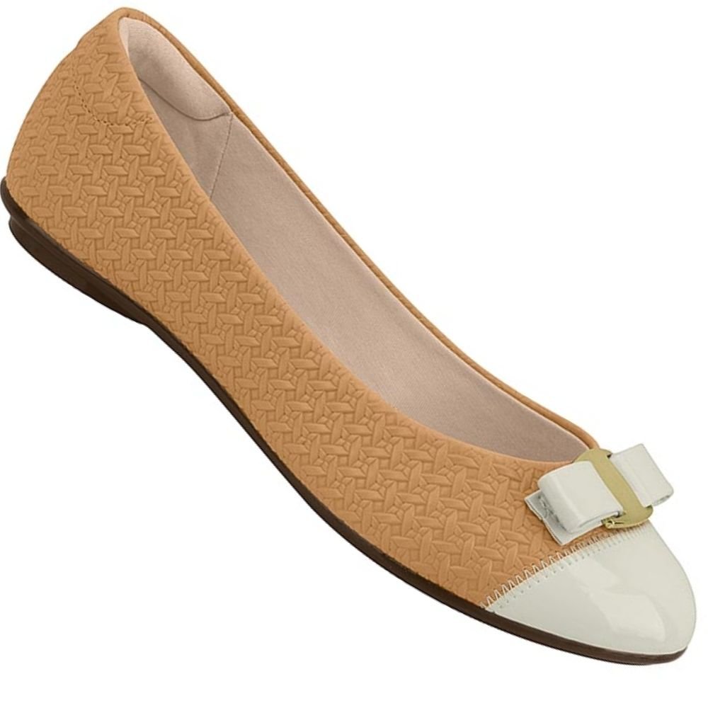 Sapatilha Moleca 5642.326 Feminina Bege 2