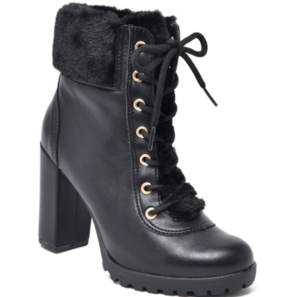 Coturno Via Marte 22-6001 Feminino Preto 1