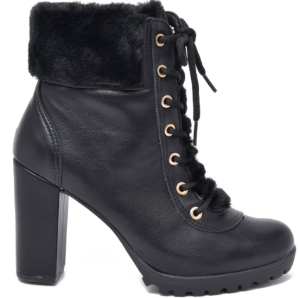 Coturno Via Marte 22-6001 Feminino Preto 2