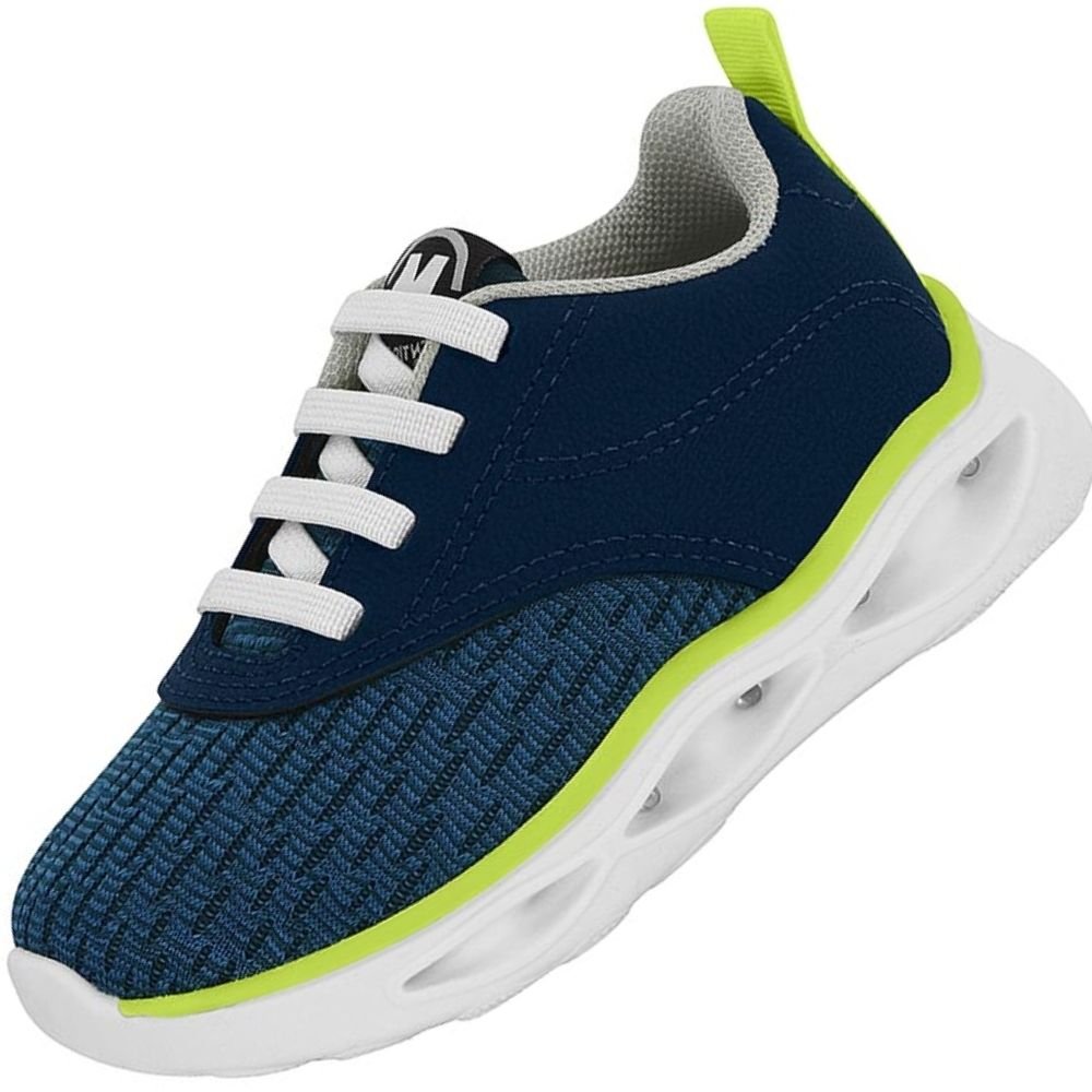 Tenis Infantil Molekinho 2620.101 Masculino Azul 2