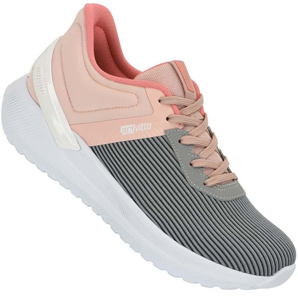 Tênis Actvitta 4812.102 Feminino Cinza 1