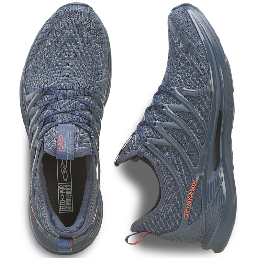 Tênis Olympikus Reação Masculino Azul 4