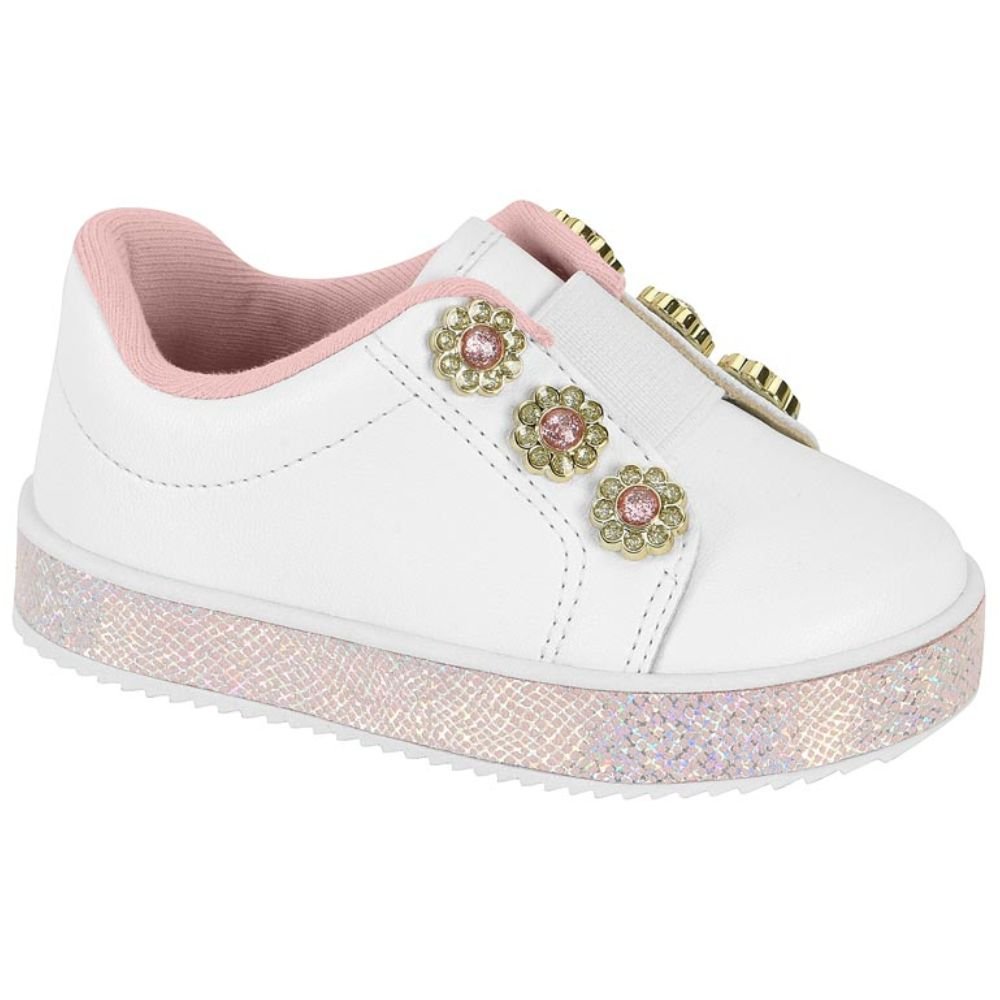 Tenis Infantil Molekinha 2131.120 Feminino Branco 3