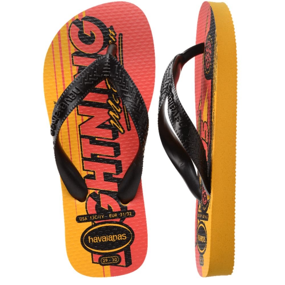 Chinelo Infantil Havaianas Kids Cars Meninos Preto/Vermelho 3