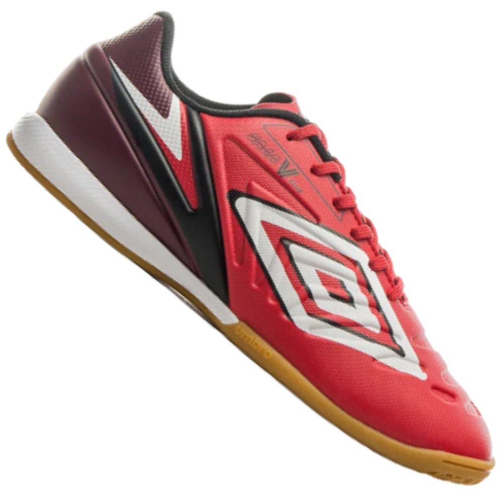 Chuteira Futsal Umbro Sala V Club Masculina Vermelho 1