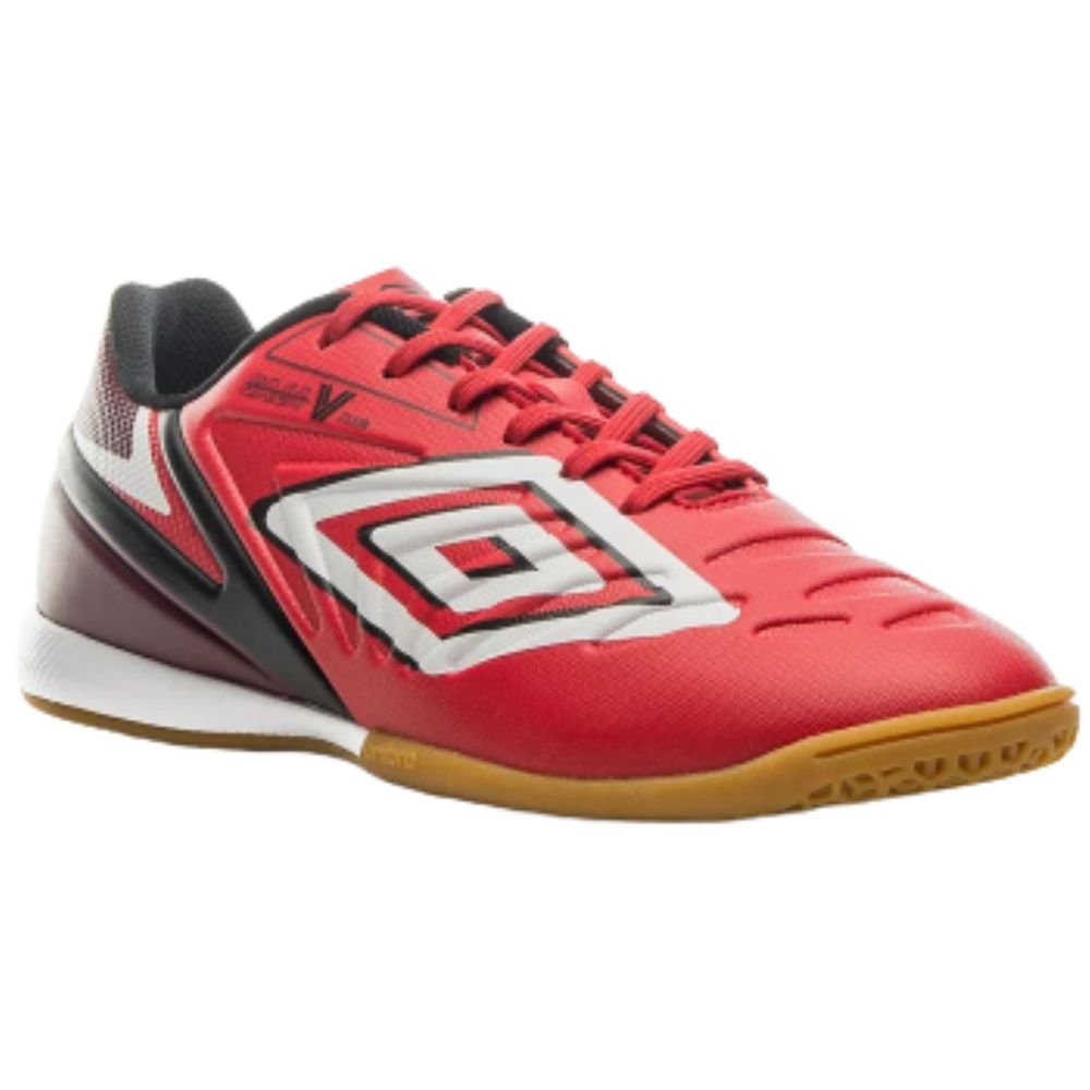 Chuteira Futsal Umbro Sala V Club Masculina Vermelho 3