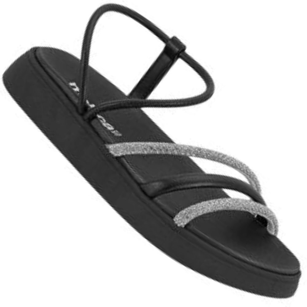 Sandália Papete Moleca 5469.120 Feminina Preto 1