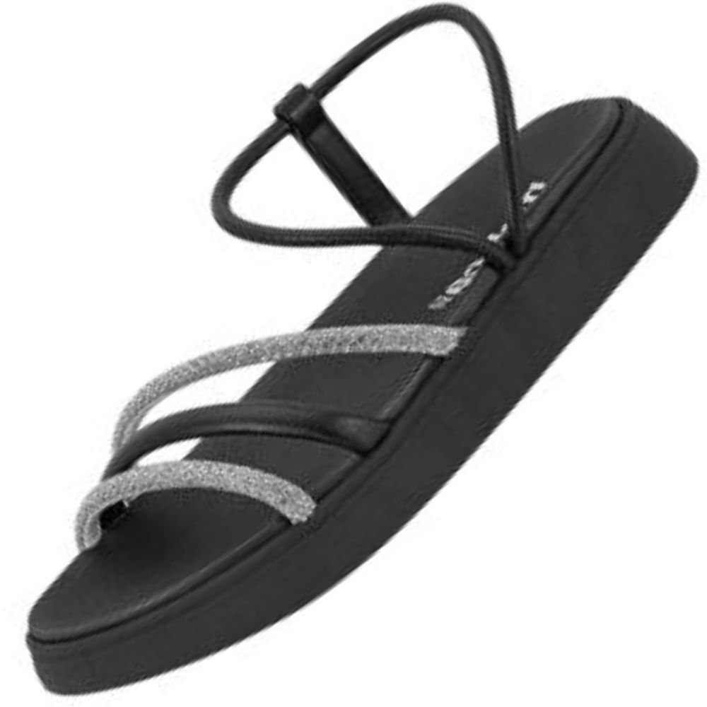 Sandália Papete Moleca 5469.120 Feminina Preto 2