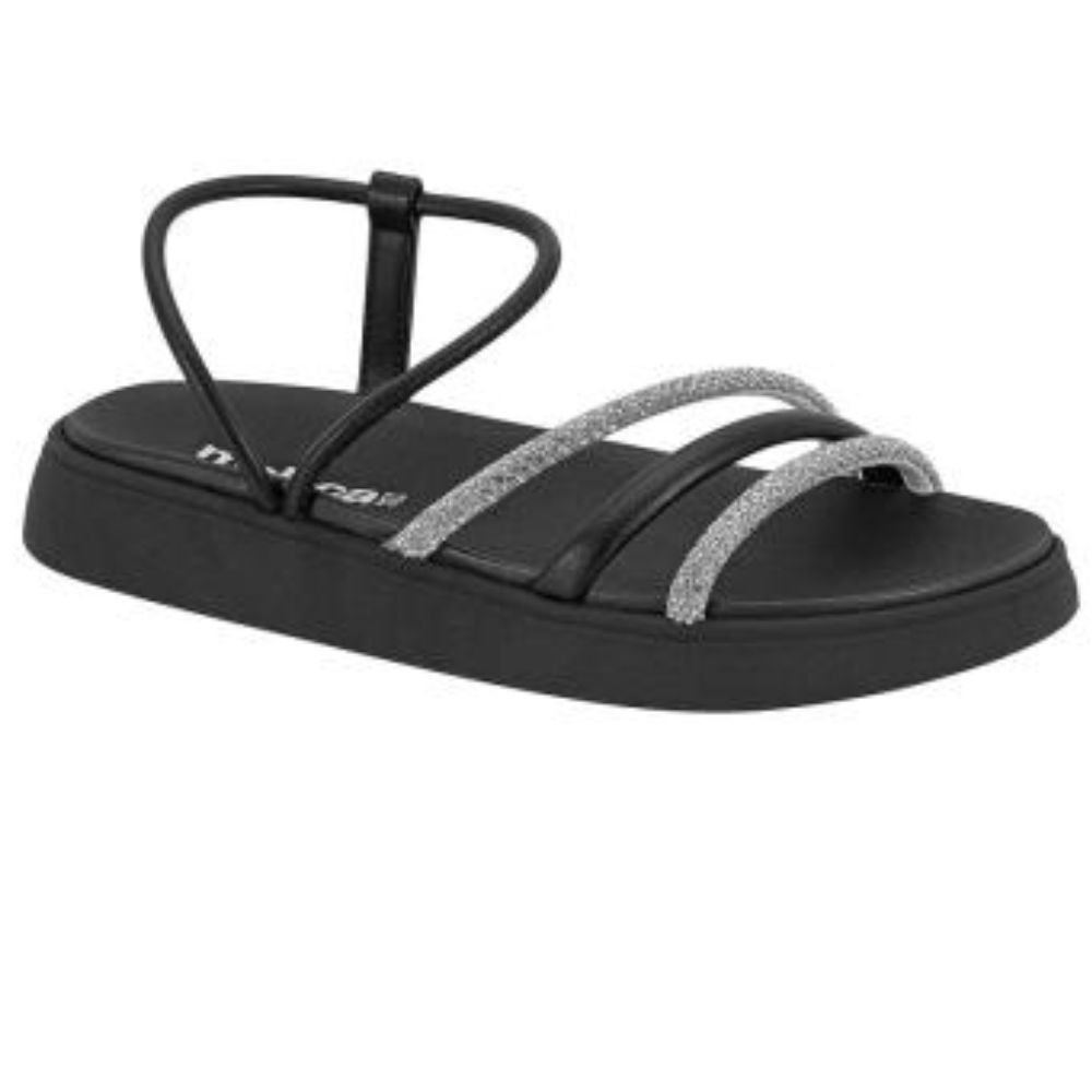 Sandália Papete Moleca 5469.120 Feminina Preto 3