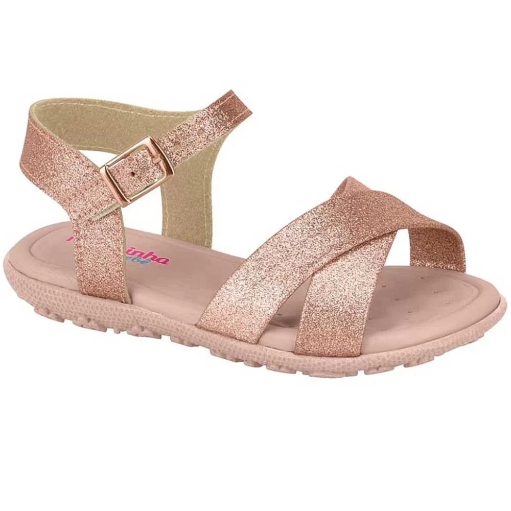 Sandalia Infantil Molekinha 2121.101 Meninas Rosa 3