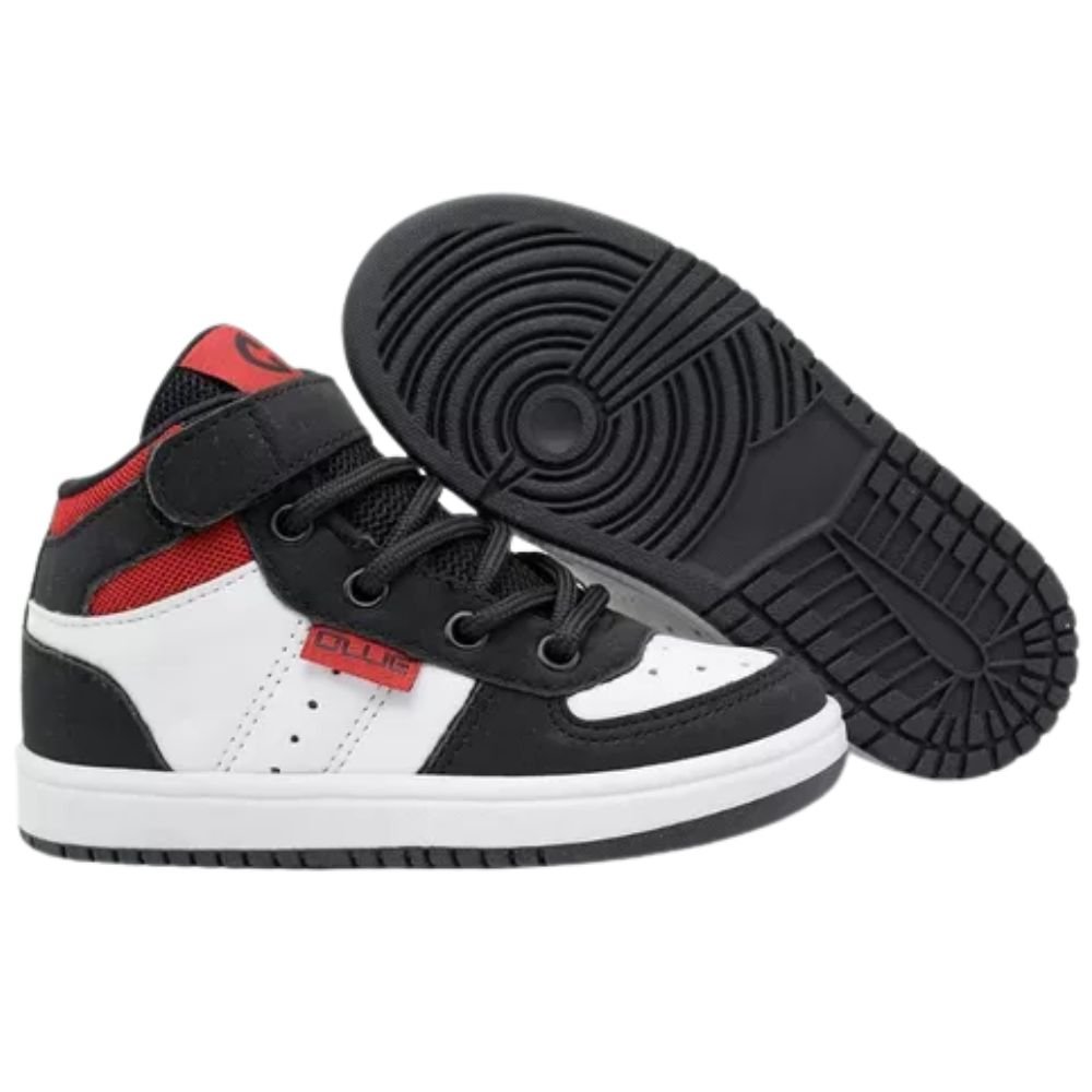 Tenis Infantil Ollie Alpha Bb Meninos Vermelho 2