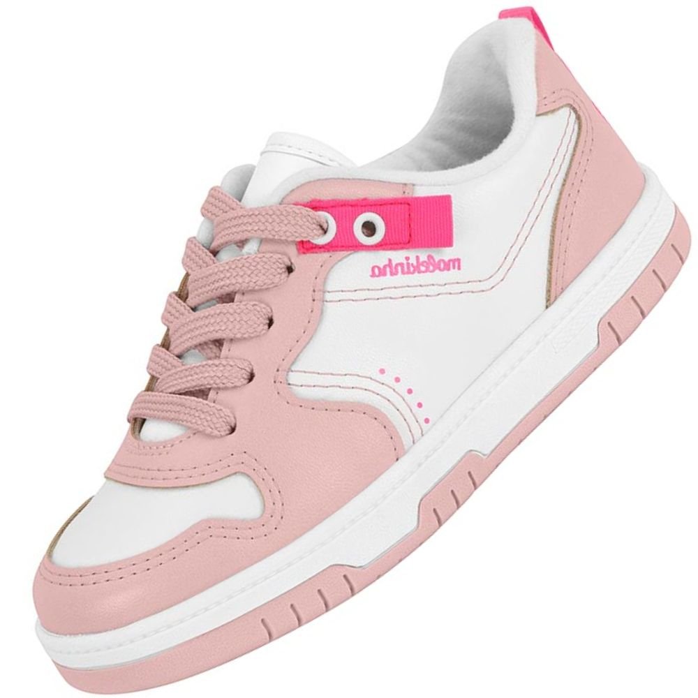 Tenis Infantil Molekinha 2562.106 Meninas Branco 2