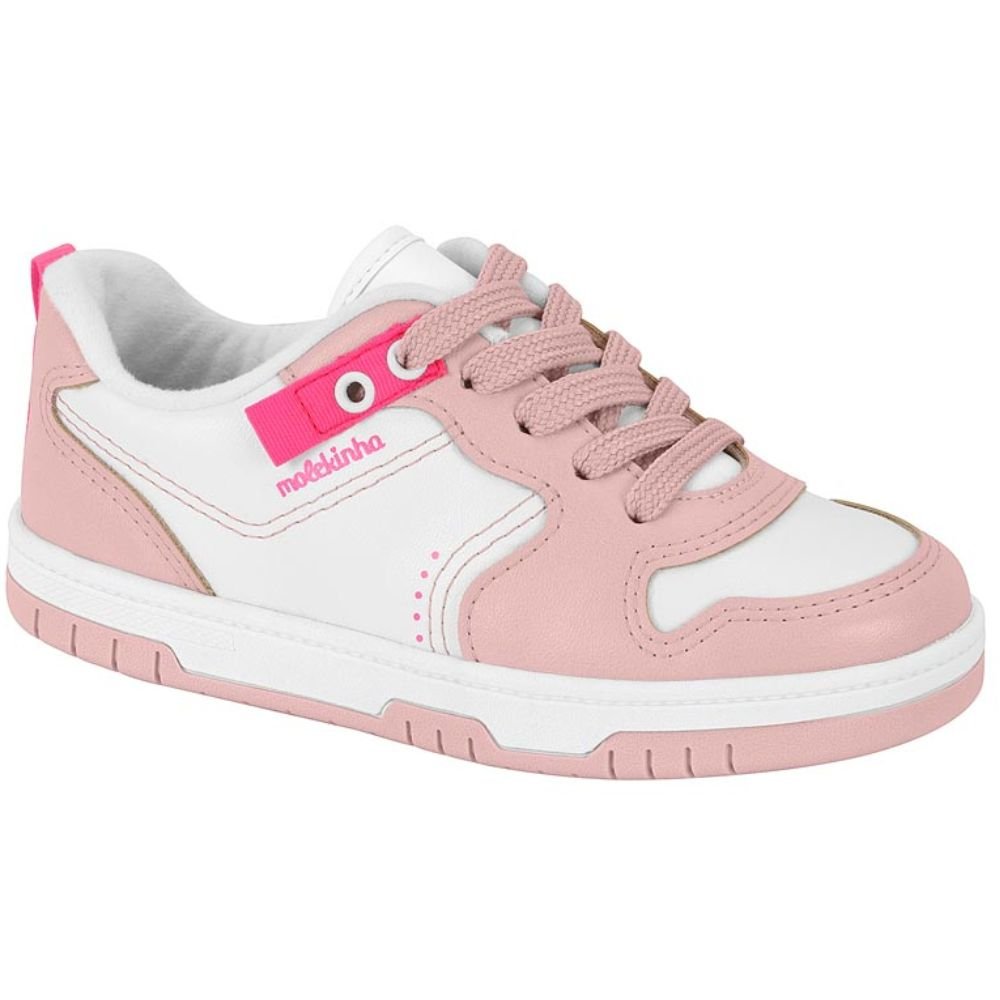 Tenis Infantil Molekinha 2562.106 Meninas Branco 3