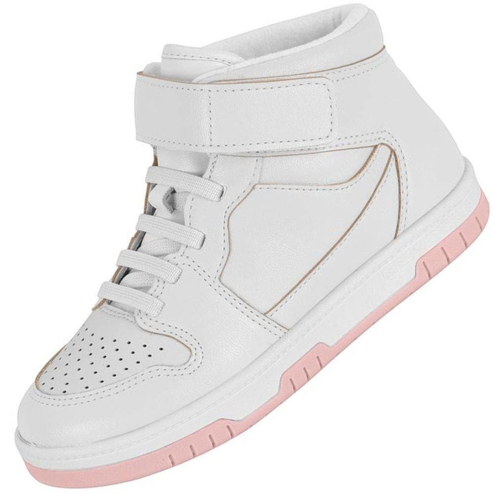 Tenis Infantil Molekinha 2562.109 Meninas Branco 2