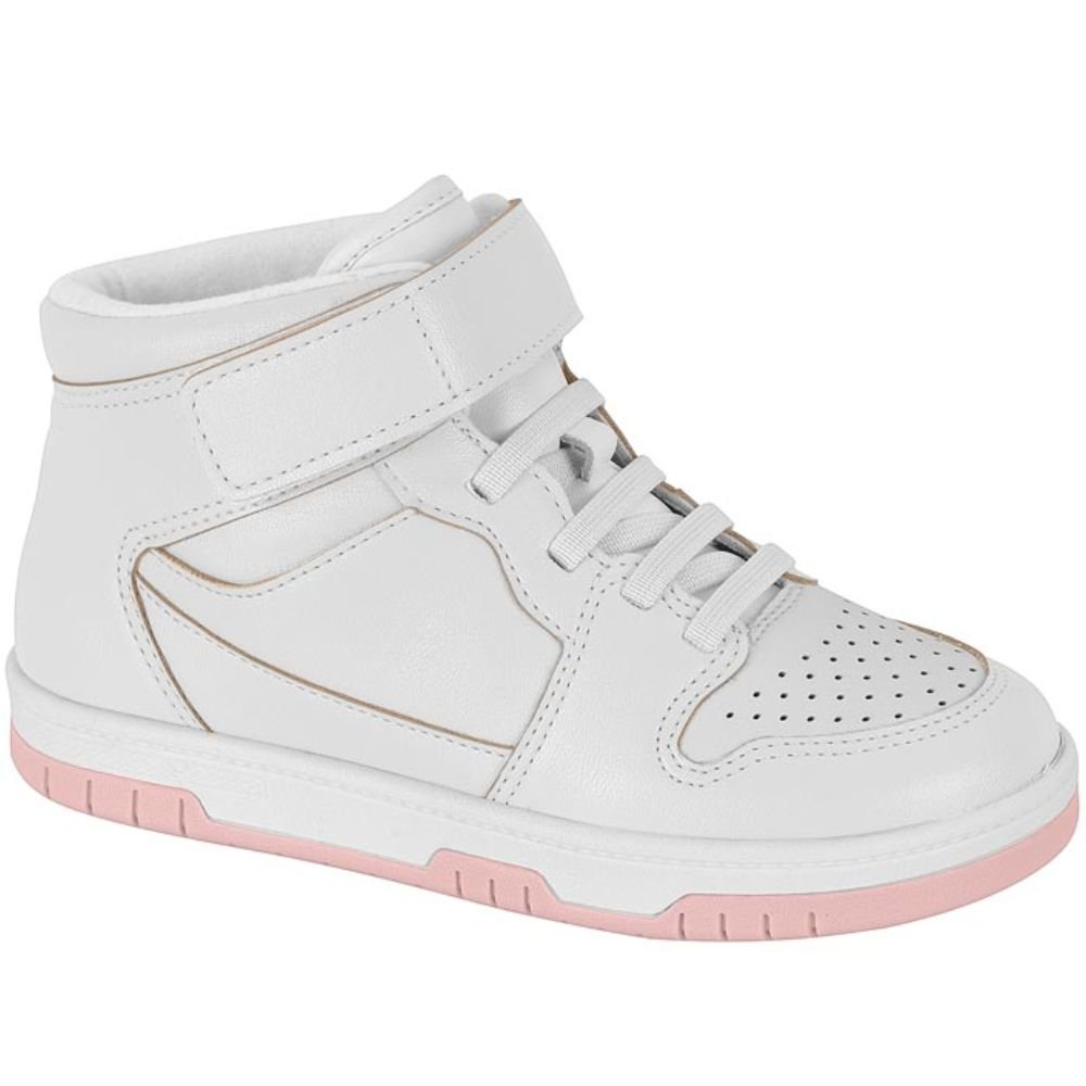 Tenis Infantil Molekinha 2562.109 Meninas Branco 3