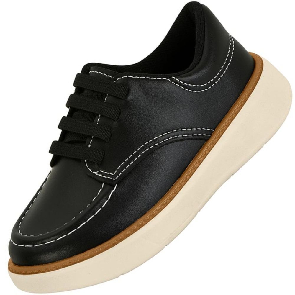 Tenis Infantil Molekinho 2631.202 Meninos Preto 2