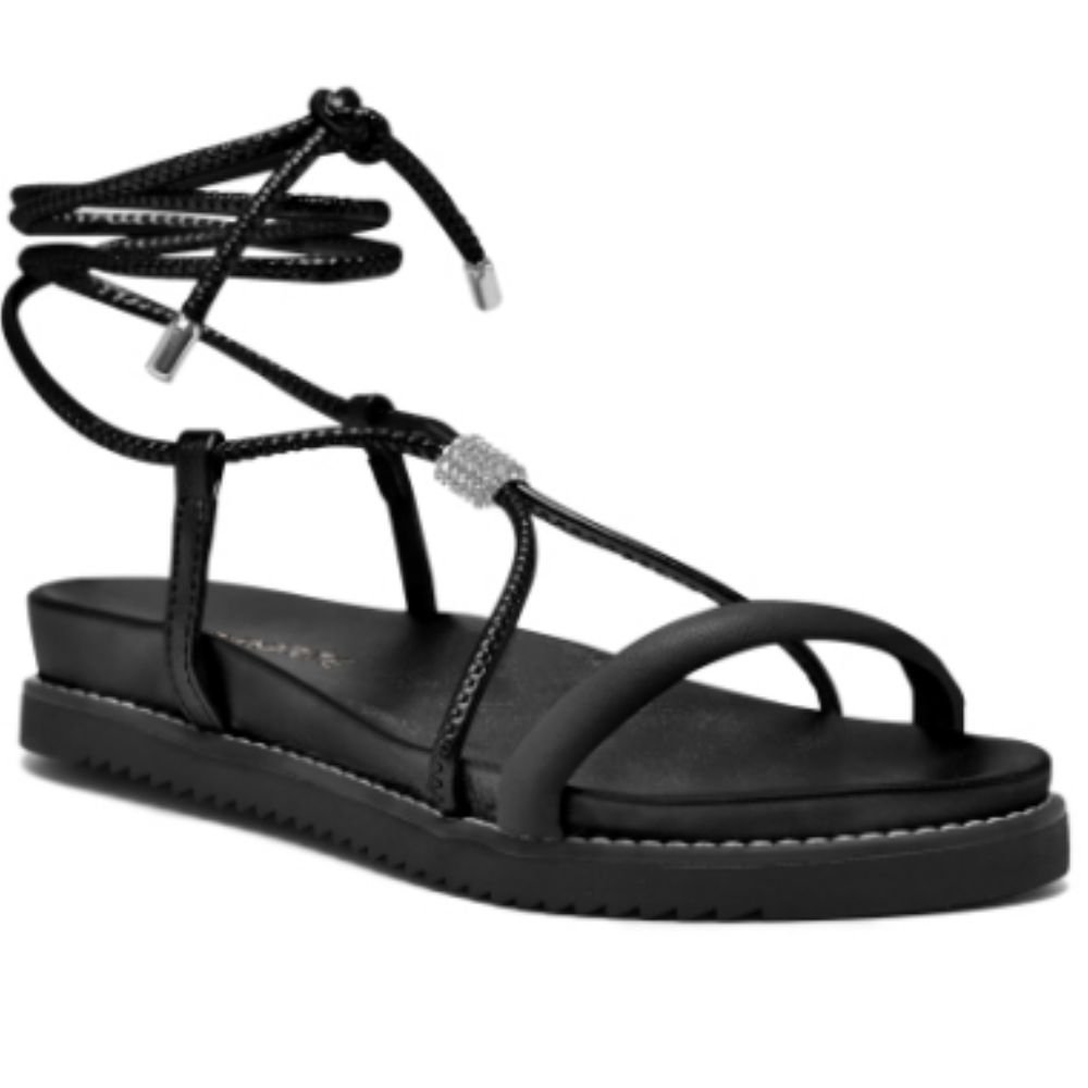Sandalia Papete Via Marte 23-10706 Feminina Preto 3
