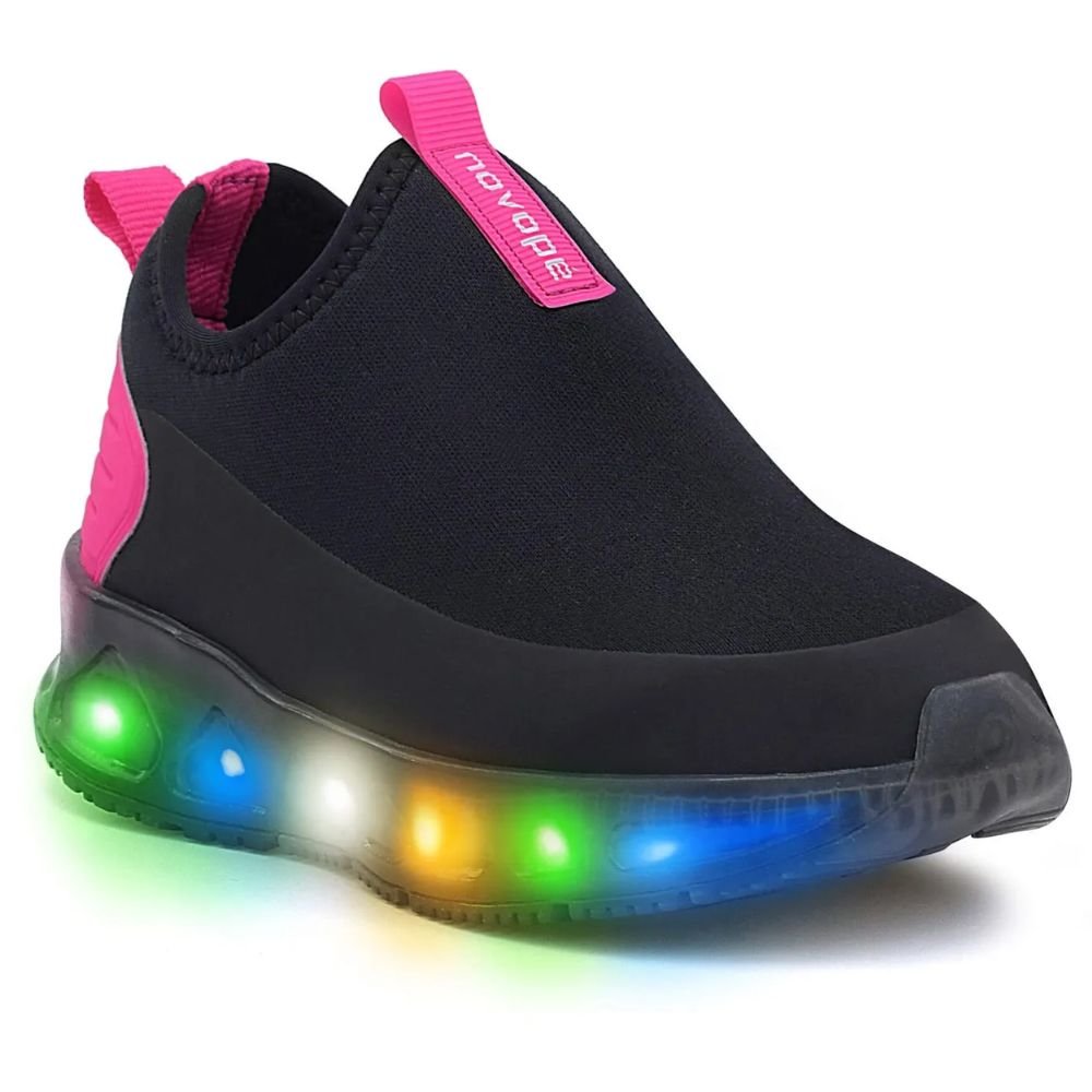 Tenis Infantil Novope 30001290 Com Led Meninas