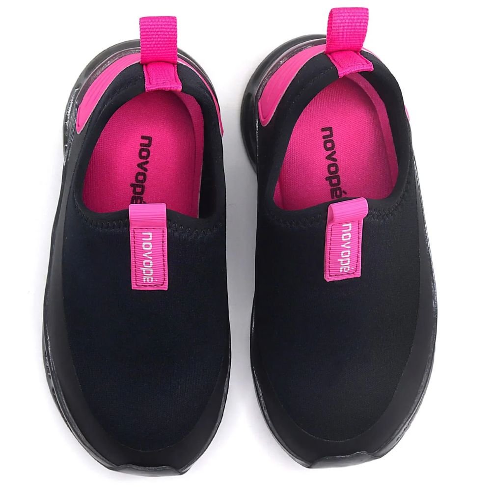 Tenis Infantil Novope 30001290 Com Led Meninas Preto 5
