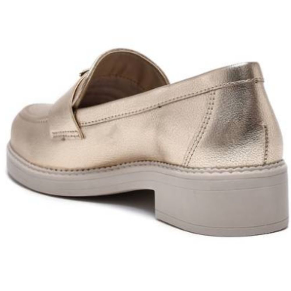 Sapato Social Via Marte 23-16903 Feminino 3307 Dourado 3