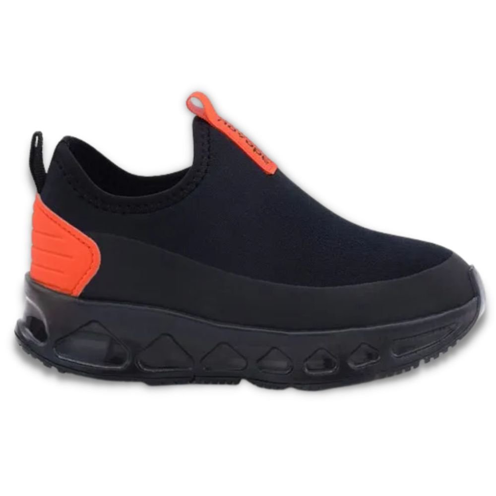 Tenis Infantil Novope 30001290 Com Led Meninos Preto 4