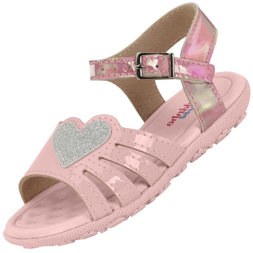 Sandalia Infantil Molekinha 2121.141 Meninas Rosa 2