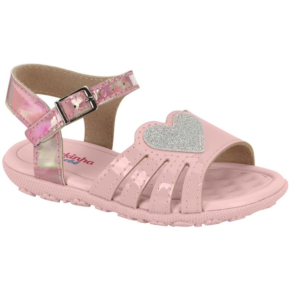 Sandalia Infantil Molekinha 2121.141 Meninas Rosa 3