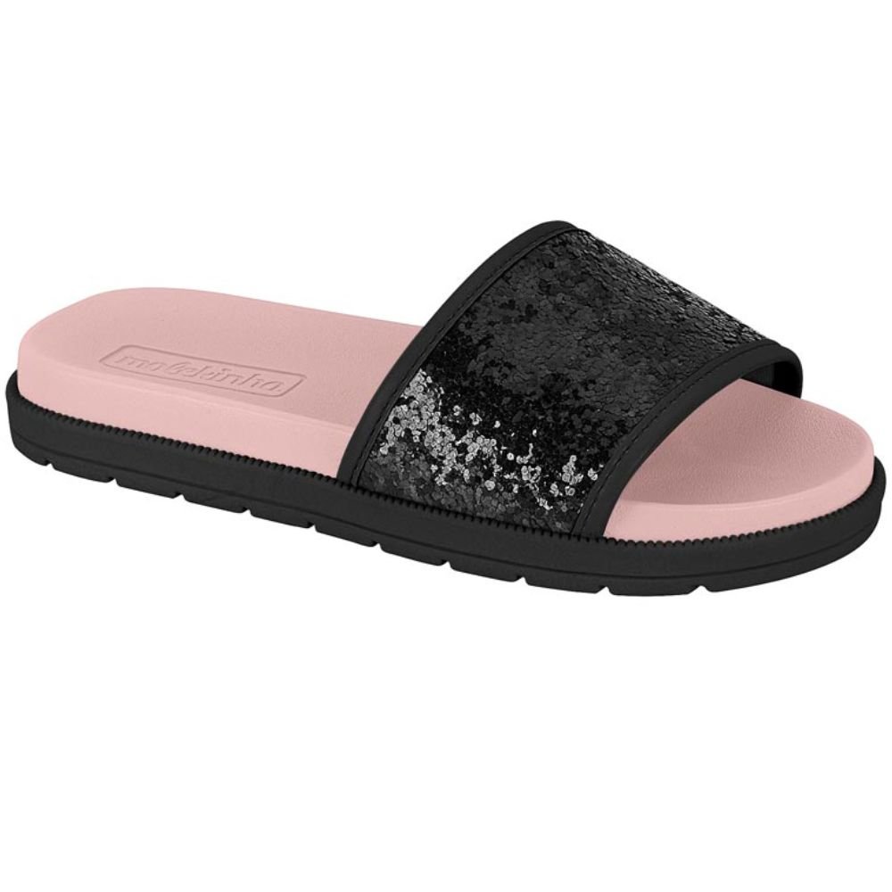 Chinelo Infantil Molekinha 2352.100 Meninas Preto 3