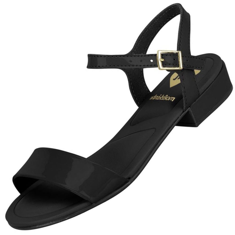 Sandalia Infantil Molekinha 2318.300 Meninas Preto 2