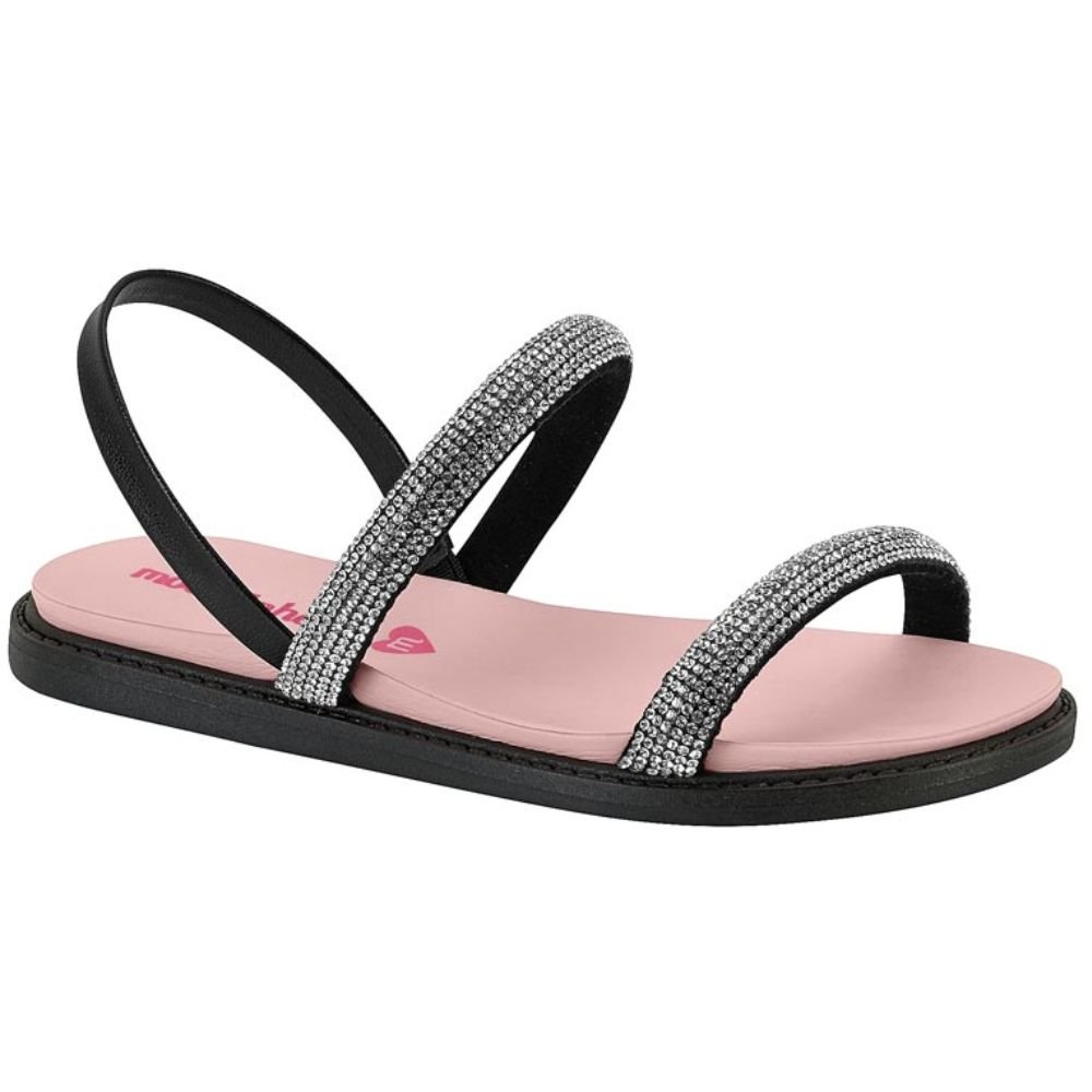 Sandalia Infantil Molekinha 2312.253 Meninas Preto 3
