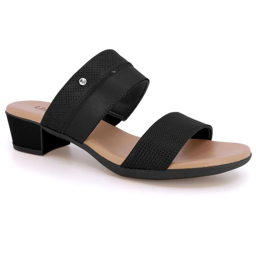 Tamanco Usaflex Mm0804 Salto Bloco Feminino Preto 3