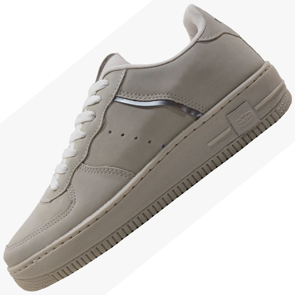 Tênis Casual Vcy V1985 Masculino Bege 2