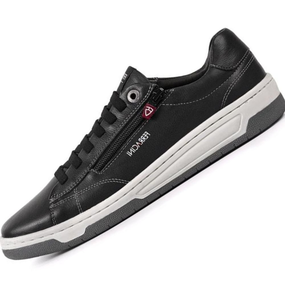 Sapatenis Ferracini Vox 8052-617 Masculino Preto