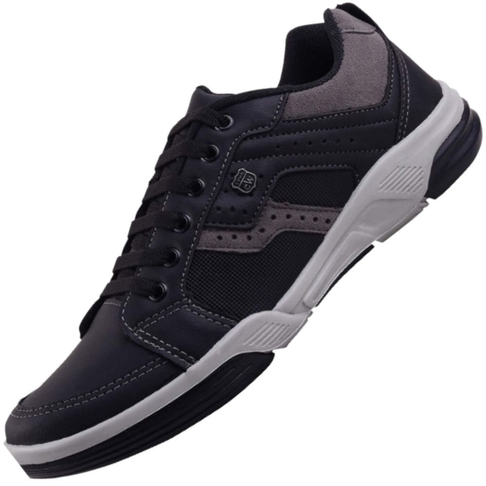 Sapatenis Confort Way 6354 Masculino Preto 2