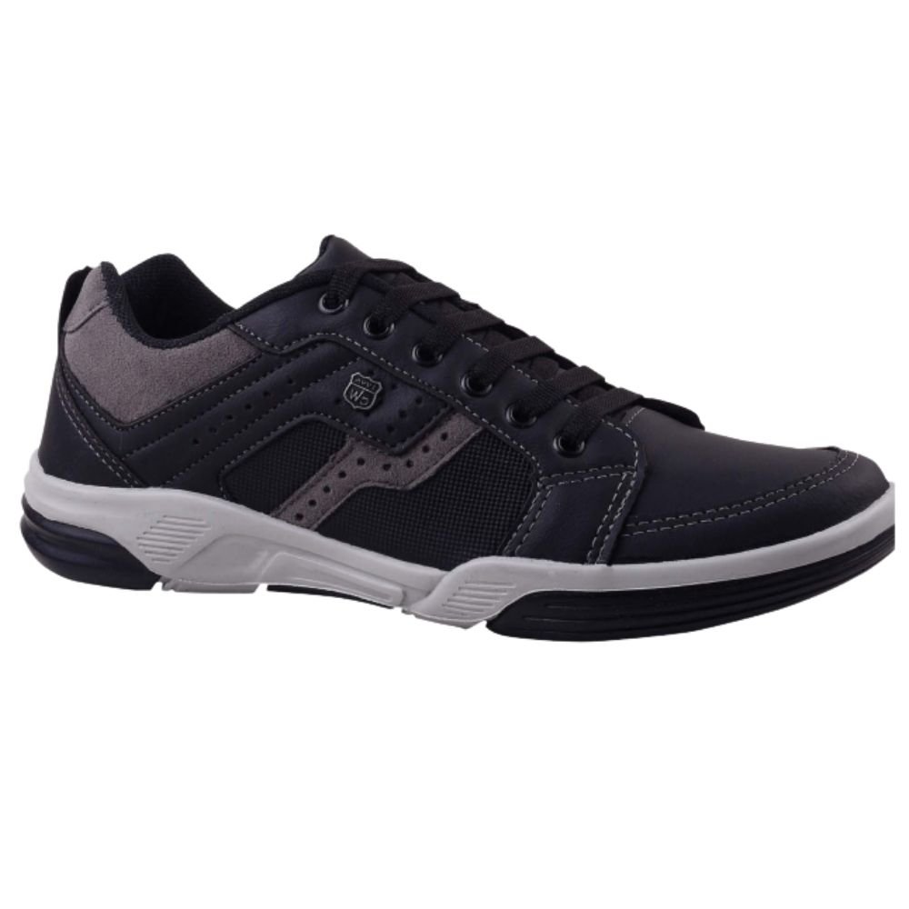 Sapatenis Confort Way 6354 Masculino Preto 3