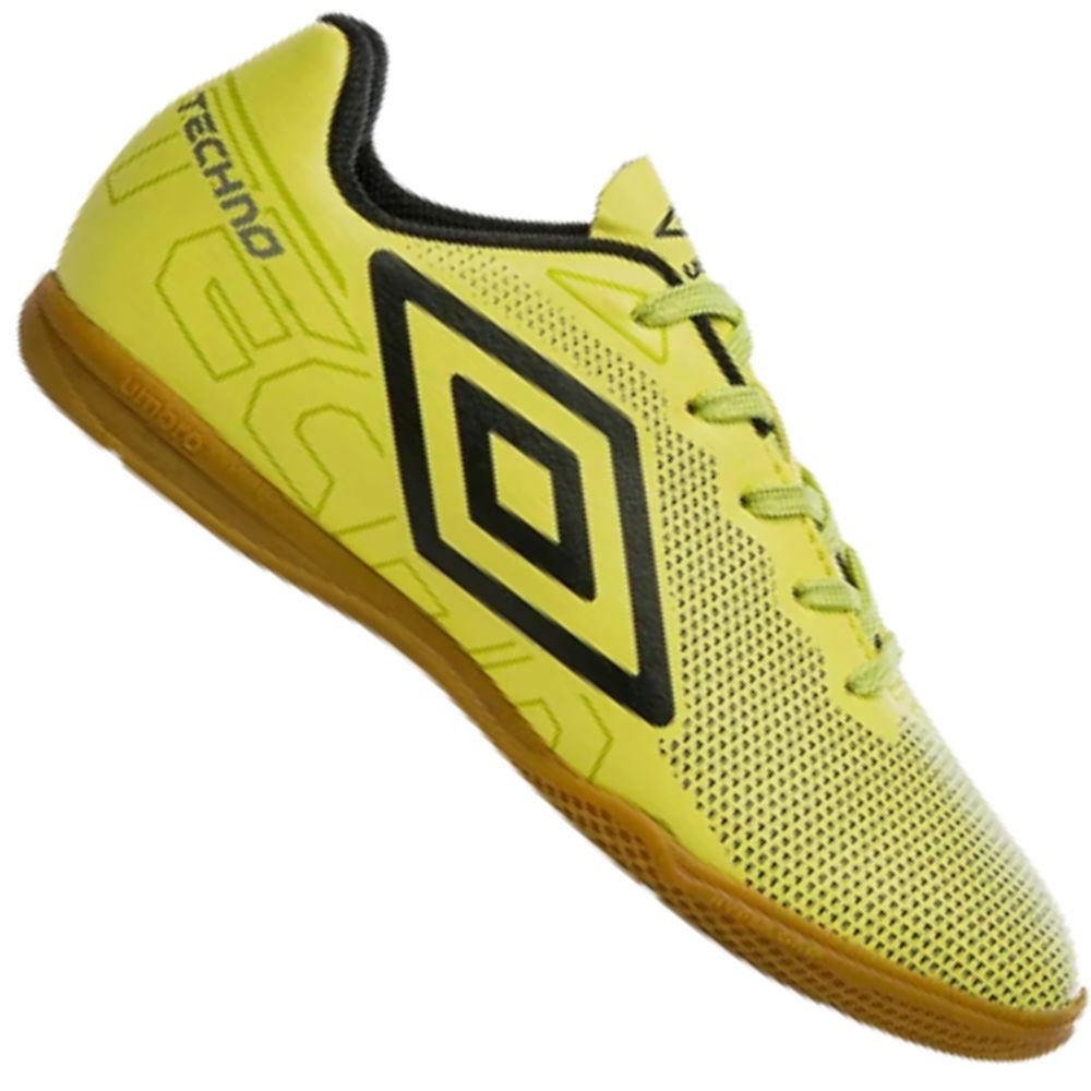 Chuteira Infantil Futsal Umbro Techno Jr Amarelo 1