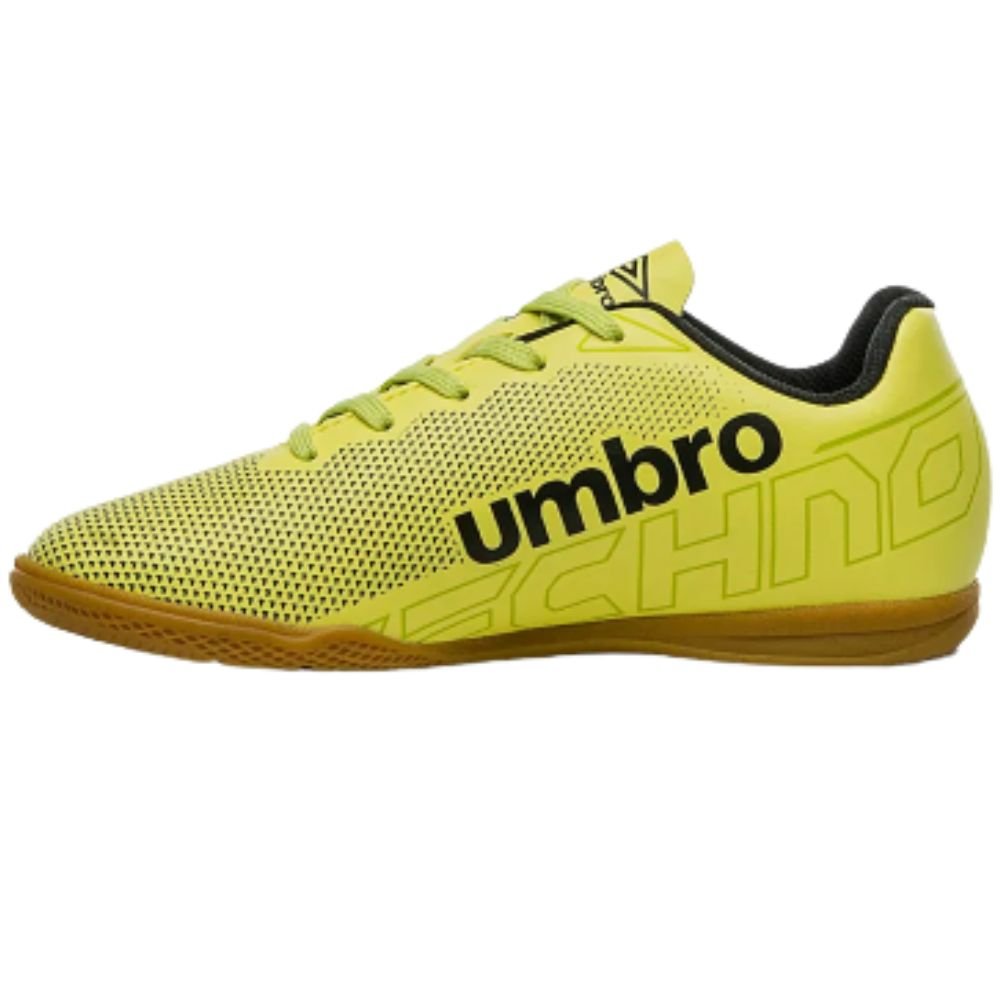 Chuteira Infantil Futsal Umbro Techno Jr Amarelo 2