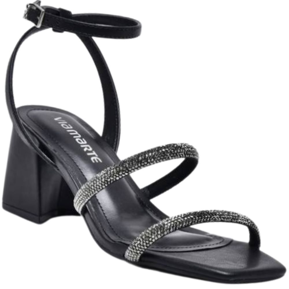 Sandalia Via Marte 23-17901 Feminina Preto 1