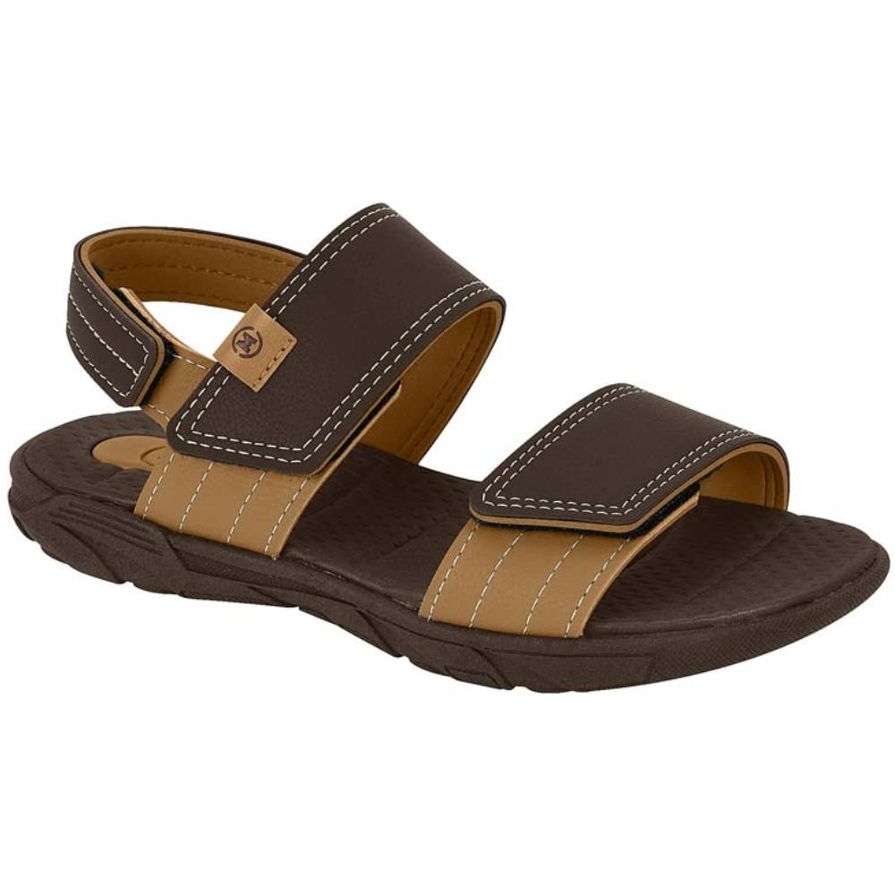 Sandalia Infantil Molekinho 2400.355 Meninos Marrom 3