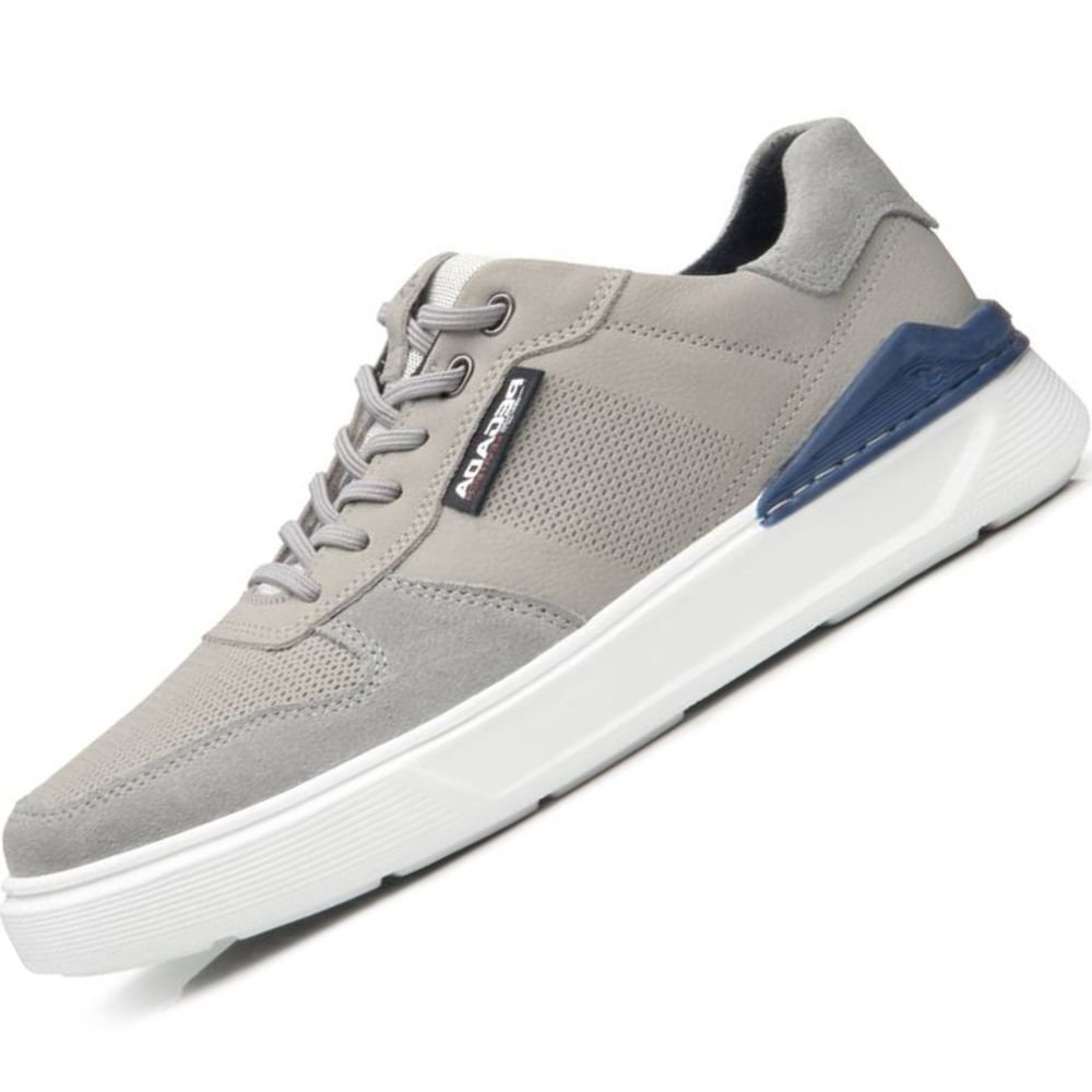 Sapatenis Pegada 110903 Masculino Cinza 2