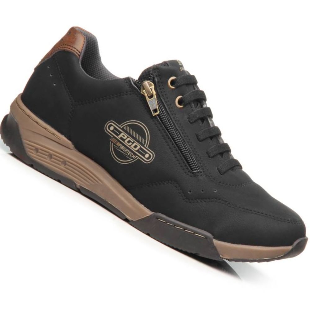 Sapatenis Infantil Pegada 370810 Meninos Preto 1