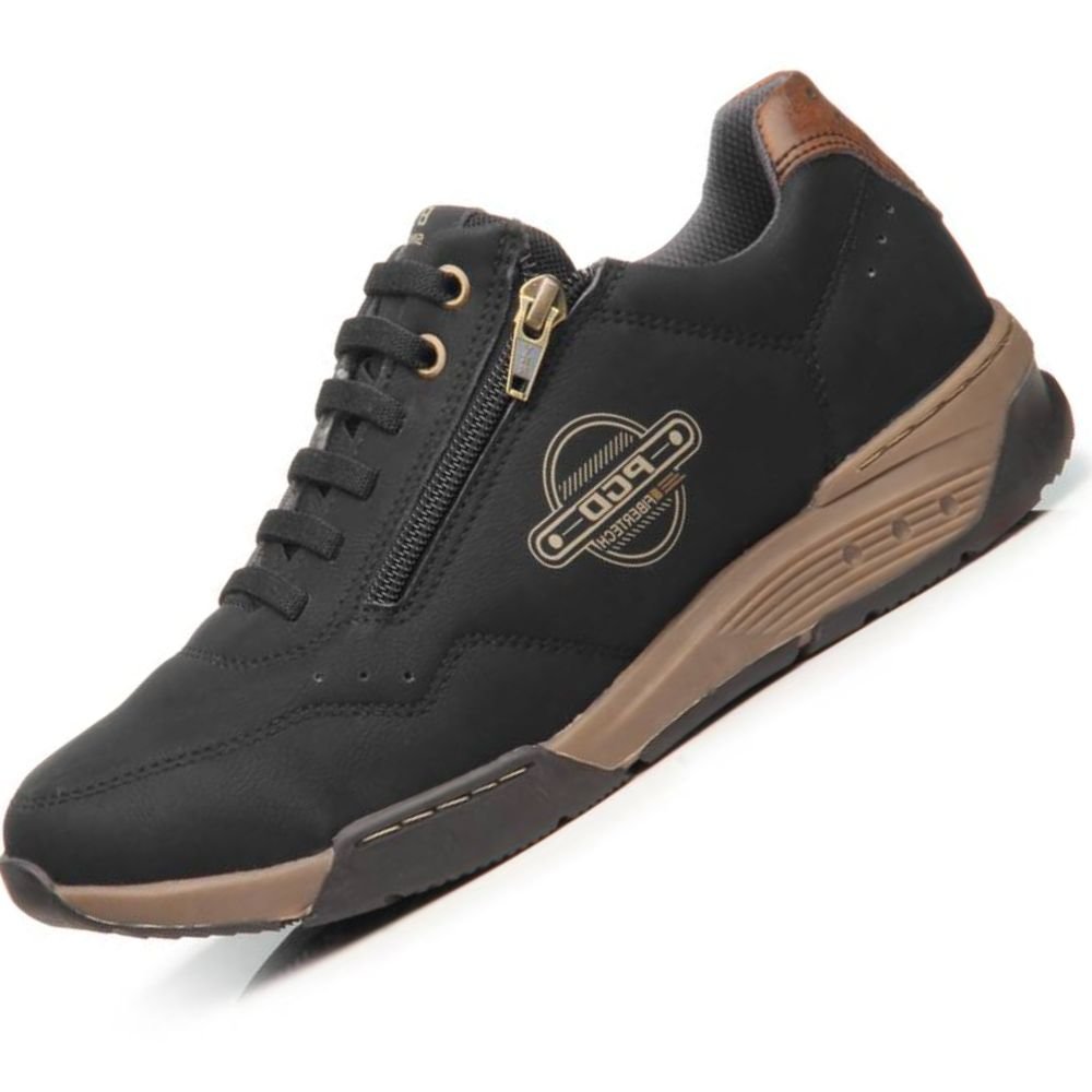 Sapatenis Infantil Pegada 370810 Meninos Preto 2