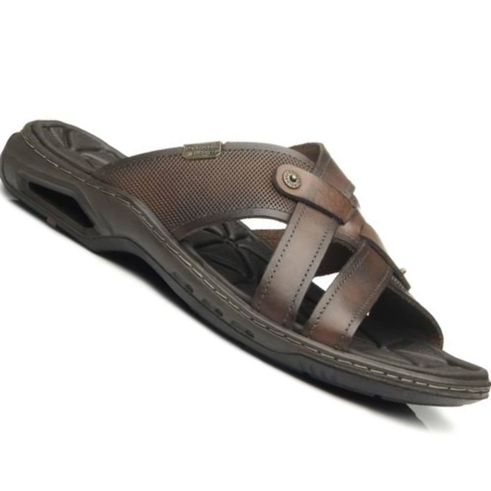 Chinelo Pegada 133202 Masculino Marrom 1